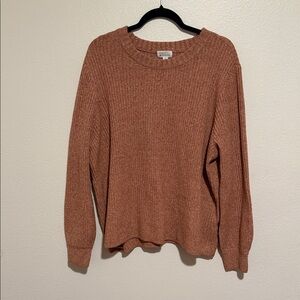 Market & Spruce Women's Copper Crew Neck Sweater